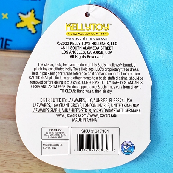 Squishmallow Rashad the Dinosaur 8" UltraSoft Stuffed Valentine's Day Plush NWT - Picture 12 of 12